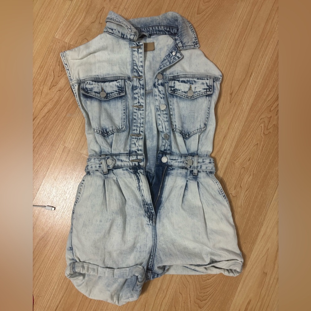 Blank NYC Denim Romper Size XS